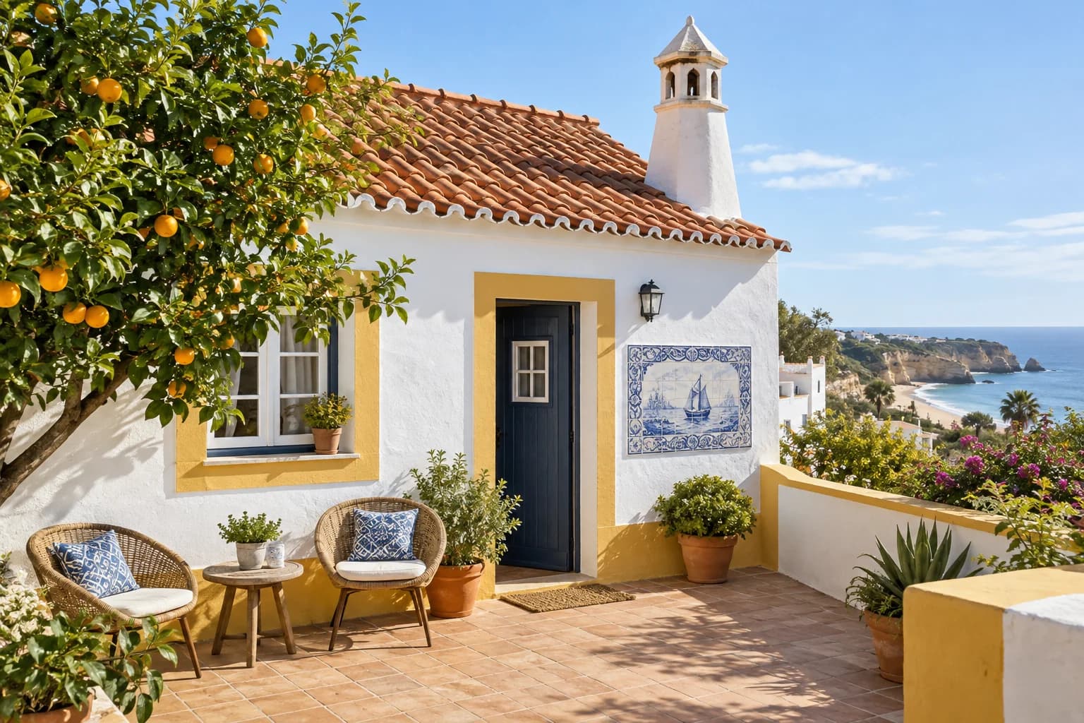 Após melhoria: Casa de férias