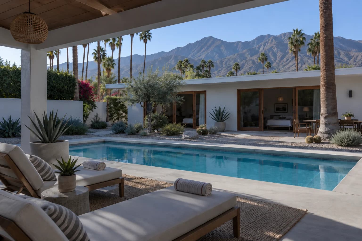 Original photo: Poolside patio